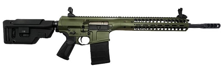 LWRC REPR MkII 7.62x51mm NATO 16 in 10 Rounds OD Green