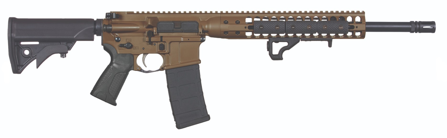 LWRC Ic-di 300 AAC Blackout 16.1 in 30+1 Rounds Brown Finish