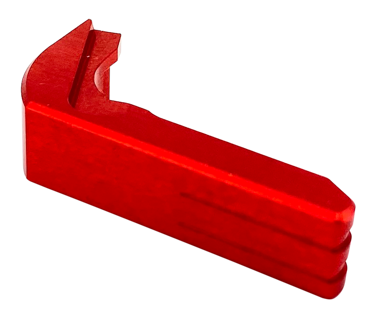 Cross Armory Extended Magazine Catch for Glock Gen1-3 P80 Red Aluminum