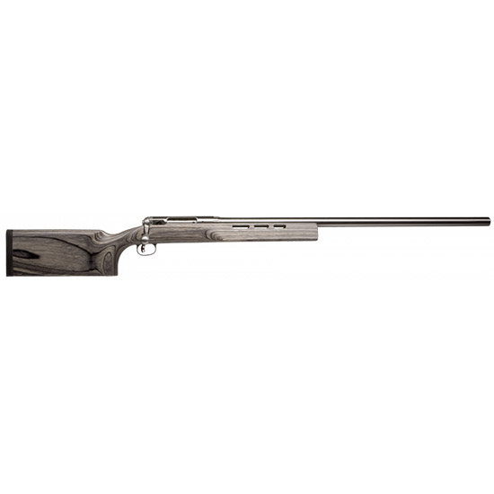 Savage Arms F Class 6mm BR 30" 1rd Stainless Steel Gray Laminate