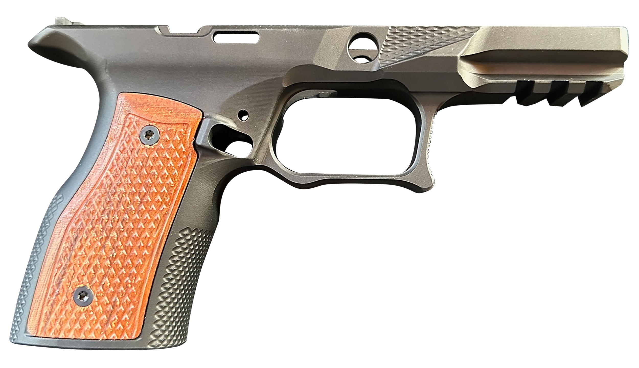 Sharps Bros SBGM16 Echelon Grip Module Black Anodized 7075 Aluminum Frame Cherry Grip