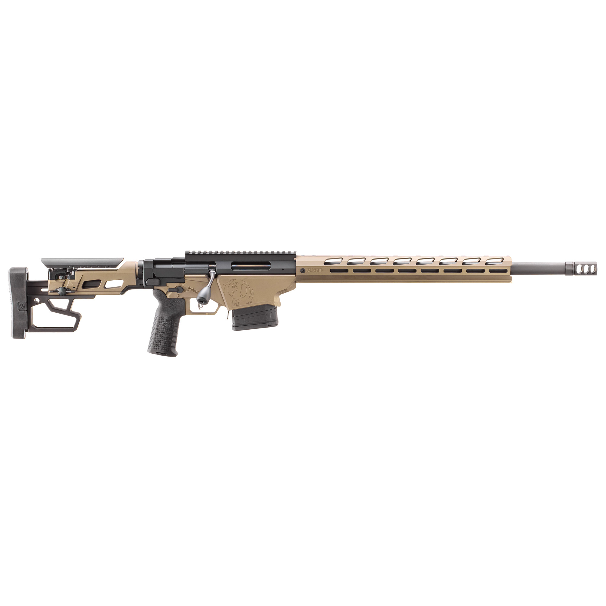 Ruger Precision 18104 .308 Win 20 inch 10+1 Smoked Bronze Cerakote Folding Stock