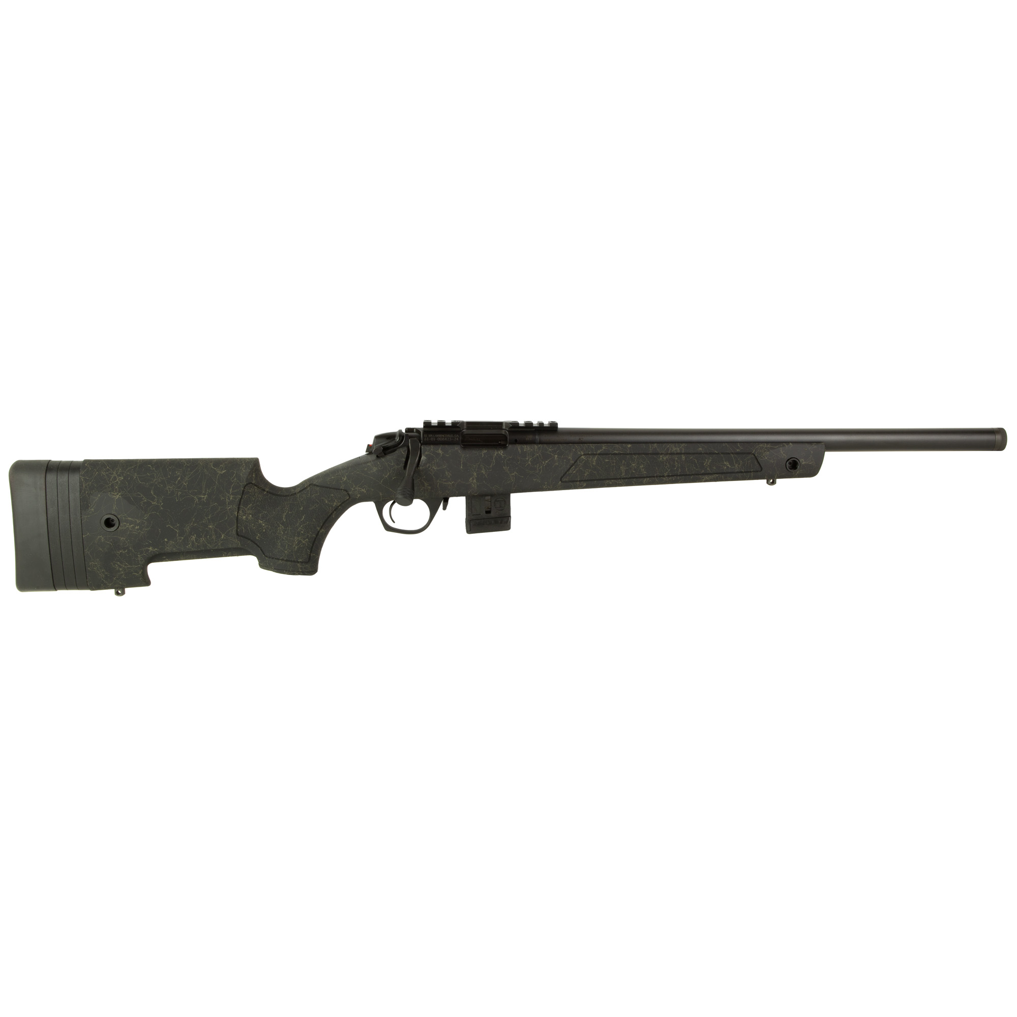 Bergara BMR-X Competition Rifle 22 LR Green/Black 18 in. Steel Barrel