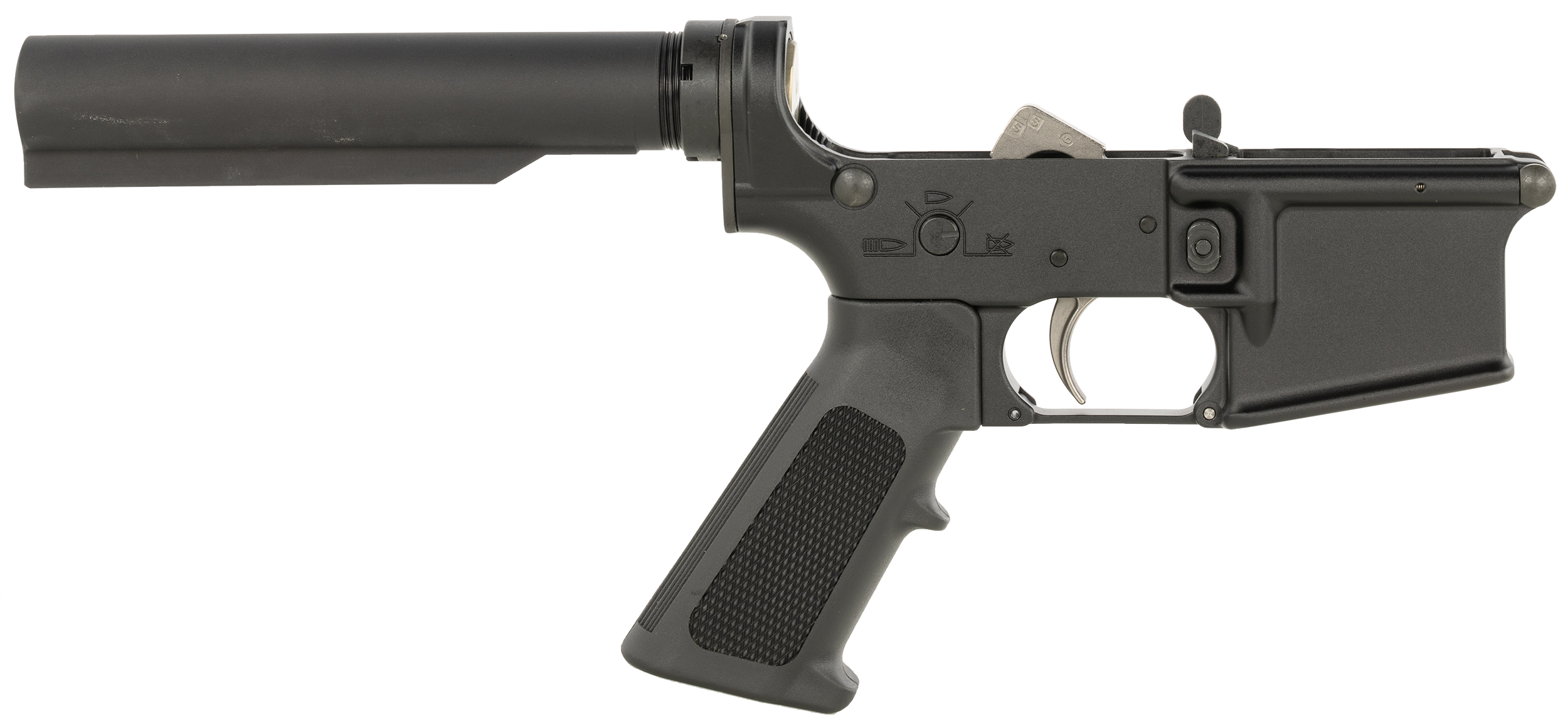 Sons of Liberty Gun Works M4lower MS NS AP 5.56x45mm NATO AR15 Lower Receiver A2 Grip