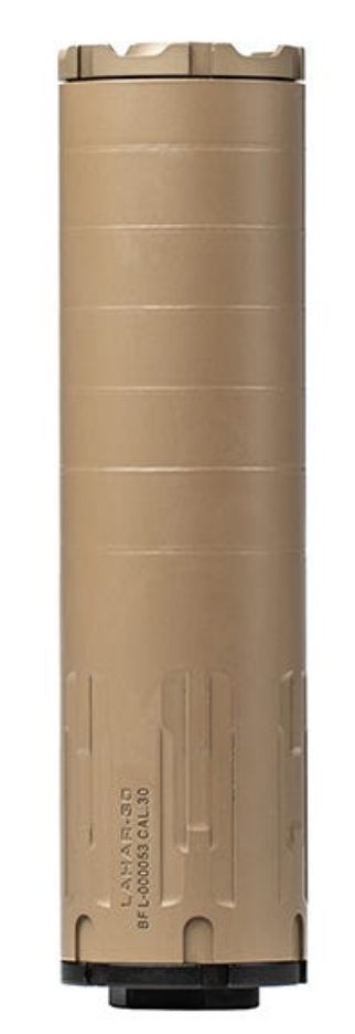 Aero Precision Lahar-30 5.56-300 Win Mag Rifle Suppressor 5/8-24 FDE