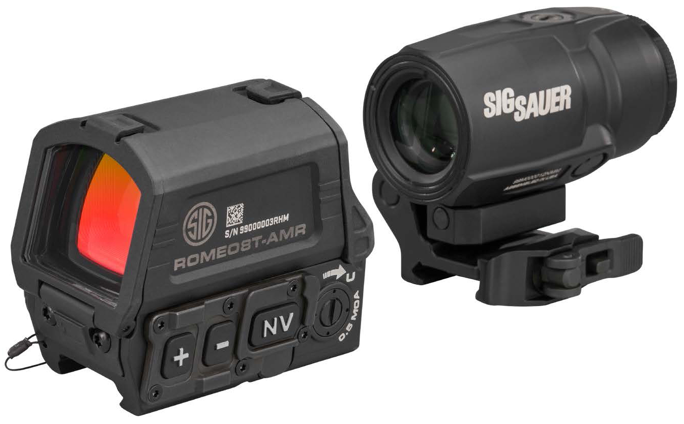 Sig Sauer Electro-Optics ROMEO8T-AMR Juliet3T Combo Kit 1x40mm 3x22mm ...