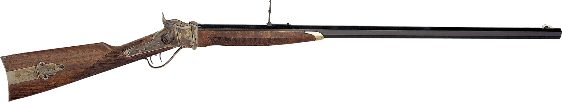 Taylors and Company 1874 Sharps Down Under Sport 45-70 Government 34" Octagon Barrel 1rd Capacity Color Case Hardened Metal Finish American Walnut Stock Right Hand
