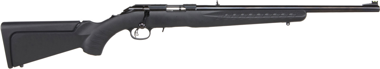 Ruger 8313 American Rimfire Compact 17 HMR 9+1 18" Satin Blued Steel Barrel & Alloy Steel Receiver w/Integral Scope Mount, Black Fixed Synthetic Stock, Right Hand