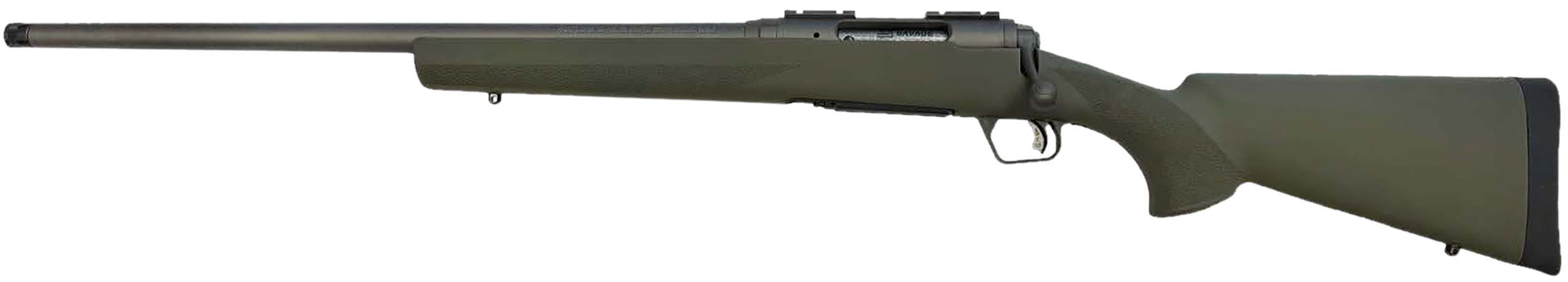 Savage 110 Trail Hunter 308 Winchester 22 Inch 4+1 Hogue Overmolded Green Left Hand