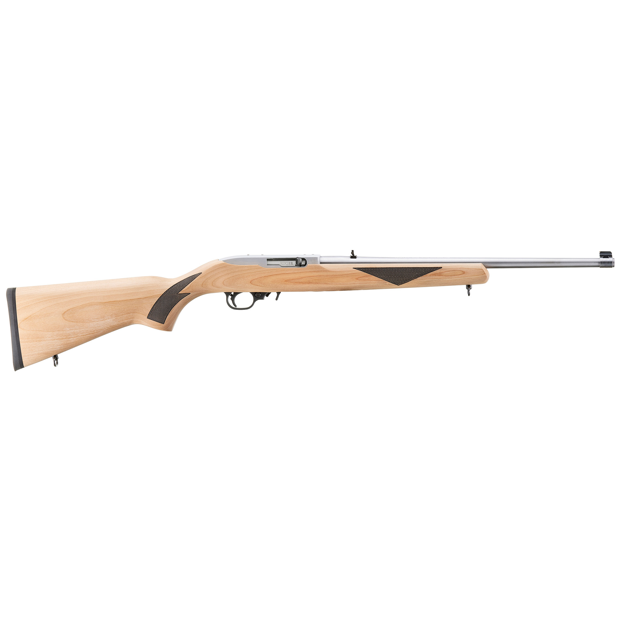 Ruger 10/22 Sporter 22 LR 18.5 inches 10+1 Natural Wood with Black Checkering Stainless Barrel