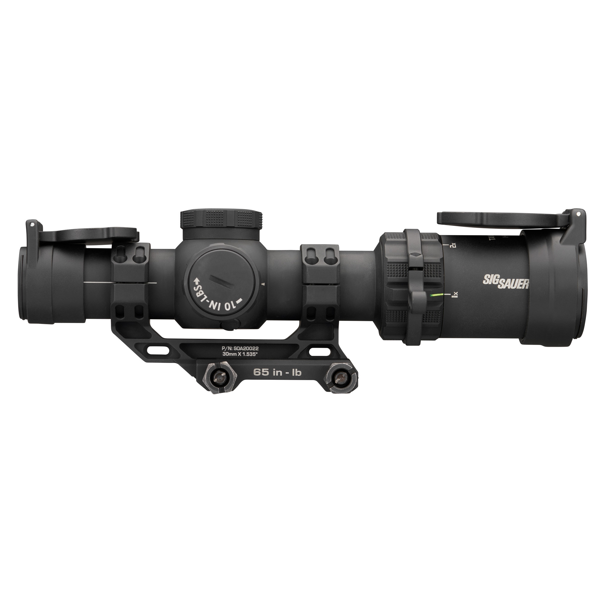 Sig Sauer Tango-MSR Compact Scope 1-10X24 FFP Illum MSR BDC-10 w/Mount Black