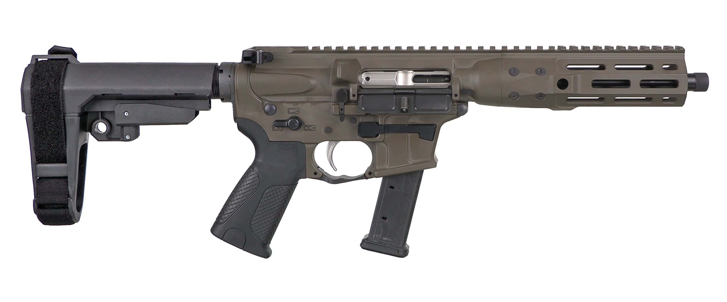 LWRC Ic-9 9mm Luger 8.5in Threaded Barrel 5.10 lbs Gray Finish