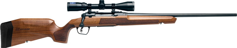 Savage Axis 2 XP .22-250 Rem 22 Inch Barrel 4 Rounds Hardwood