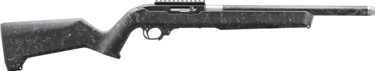 Ruger 10 22 Magpul X22 22 Long Rifle 16.1 in 10 Round White Speckle Black