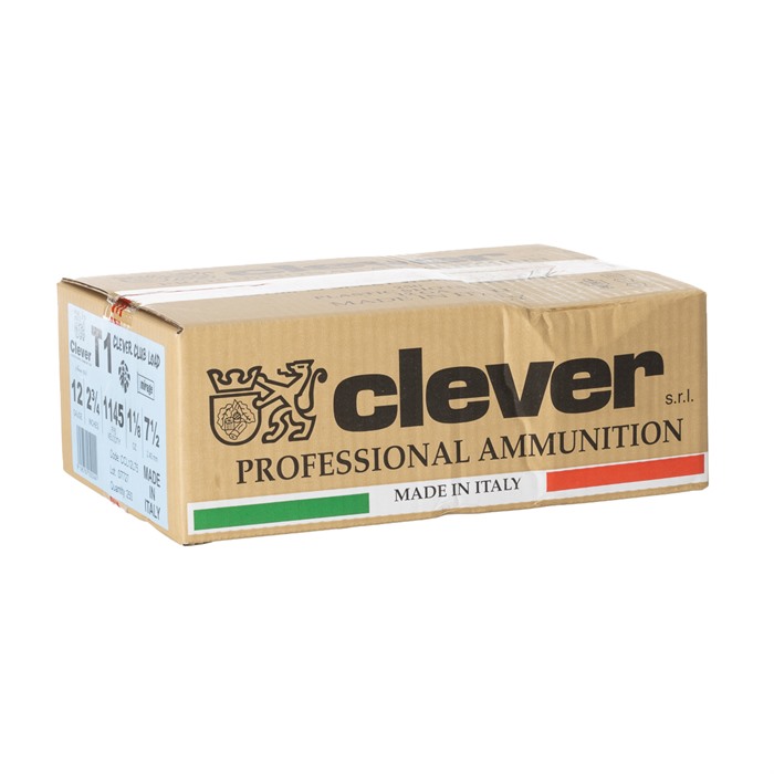Clever Ammo Club Load 12 Gauge Shotgun Ammo 1 1/8 Ounce #7.5 Shot 1145 Feet Per Second 25 Rounds