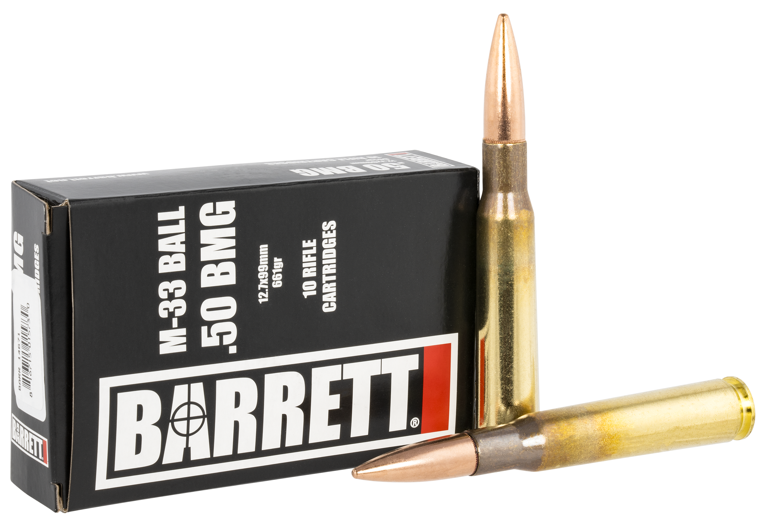 Barrett 14671 50 BMG M33 Ball 661 Grain 10 Rounds