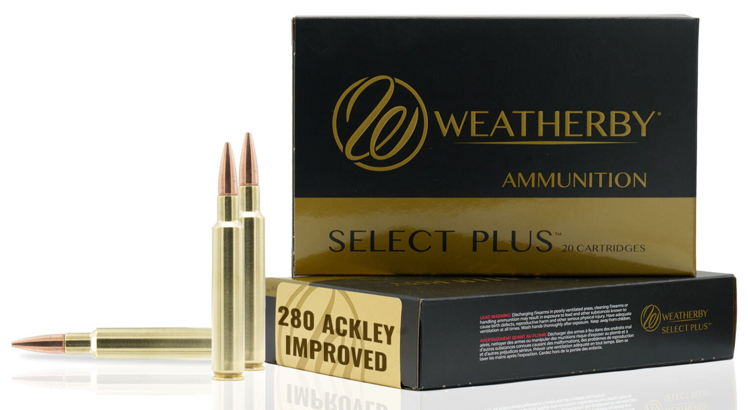 Weatherby 280 Ackley Improved 7mm 150 Grain 20 Rounds