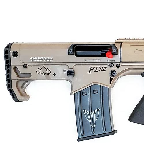 Black Aces Tactical Pro Series Bullpup Pump Shotgun 12 Gauge 18.5 Inch Barrel 5 Rounds Flat Dark Earth