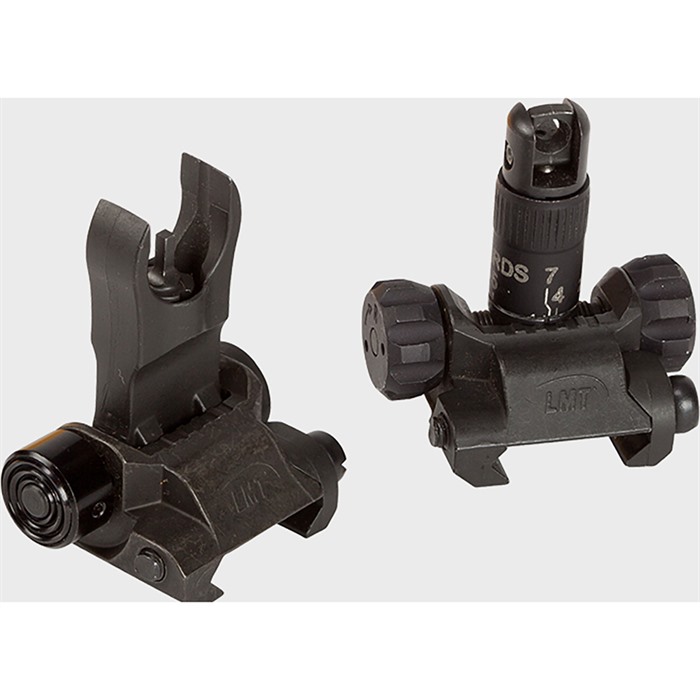 LMT Defense Imperial BUIS Sight Set AR-15 Folding Back Up Sights