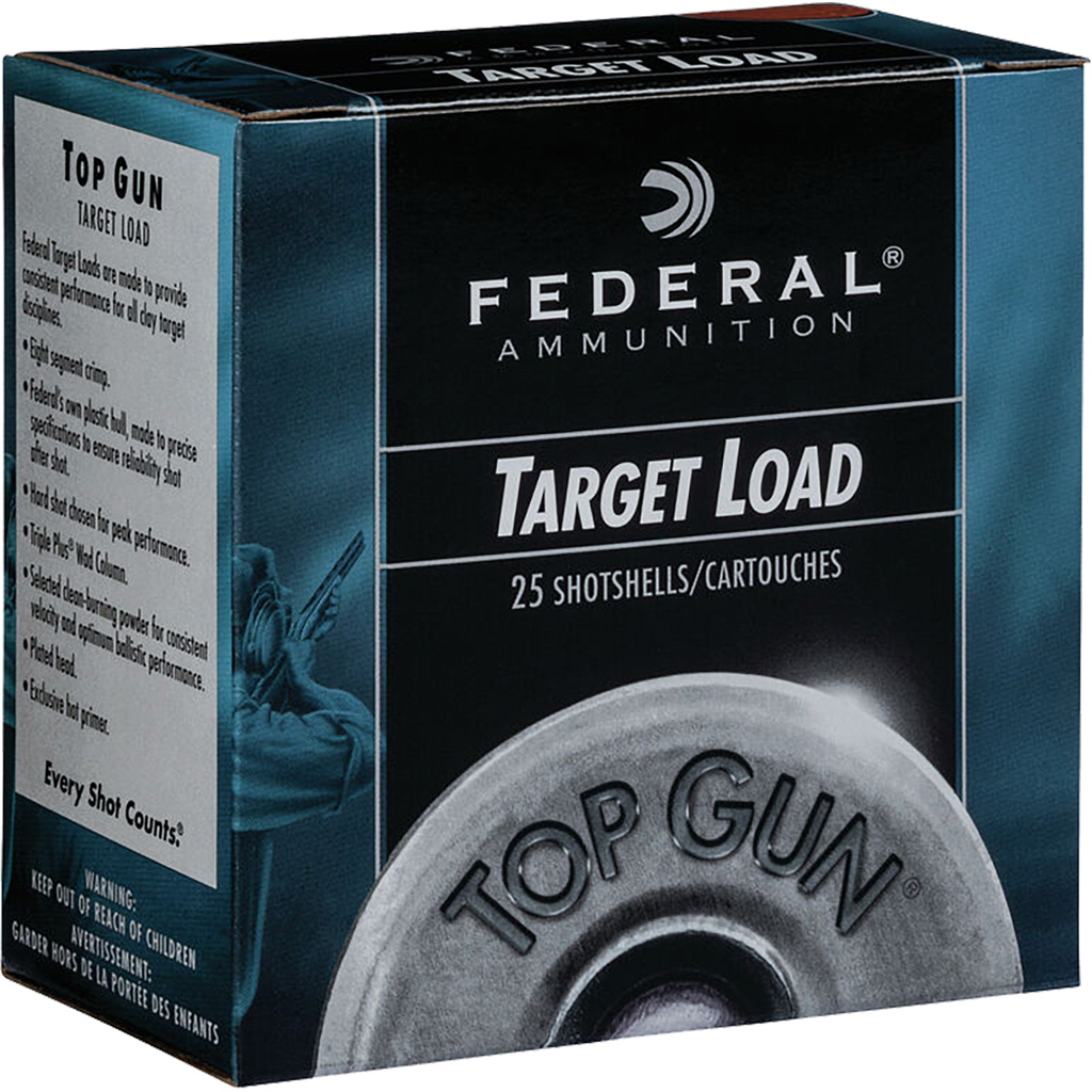Federal Top Gun 12 Gauge 8 Shot 1 1/8 Ounce 100 Rounds