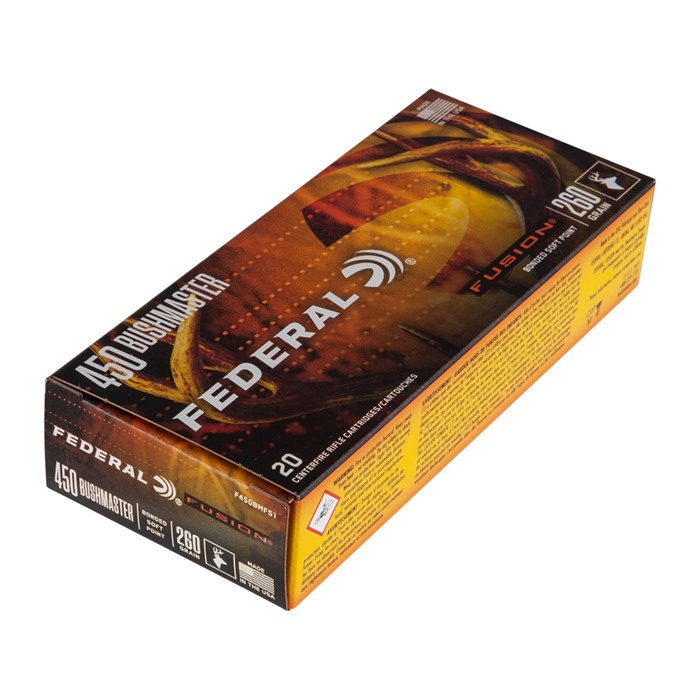 Federal Fusion 450 Bushmaster Fusion 260 Grain 20 Rounds