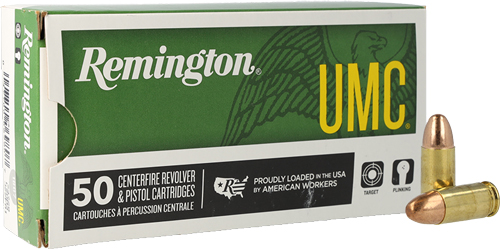 Remington UMC 9mm Luger 115 Grain Full Metal Jacket 50 Rounds