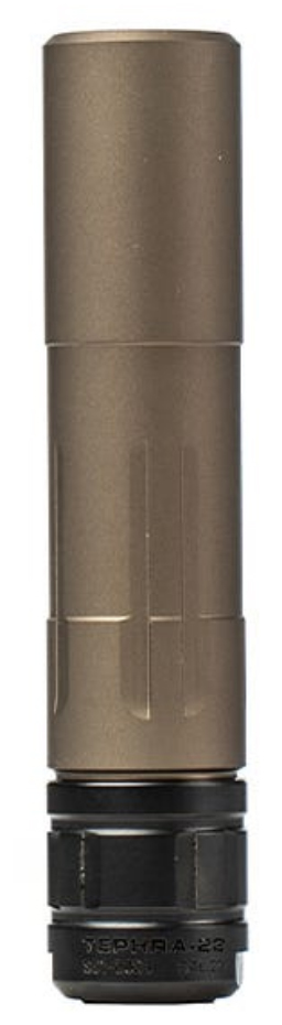 Aero Precision Tephra-22 .22 LR to 5.7x28 5.4 inch Kodiak Brown Suppressor