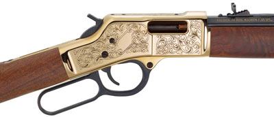 Henry Big Boy Deluxe .357 Magnum/.38 Special 20 Inch 10 Rounds Walnut Blued Bi-tone