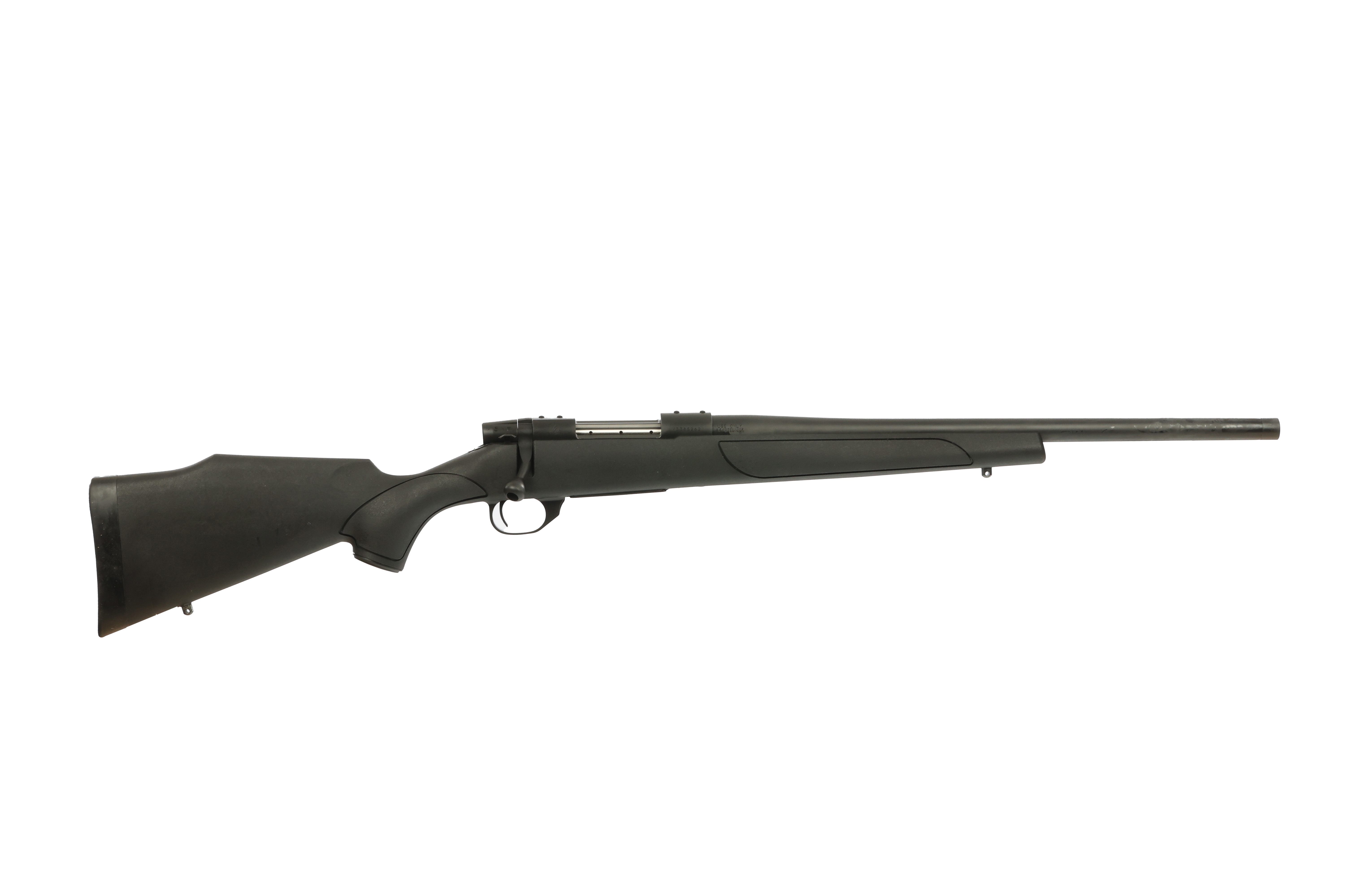 Weatherby Vanguard Obsidian 350 Legend 20 Inch 5 Rounds Blued Heavy Threaded Barrel