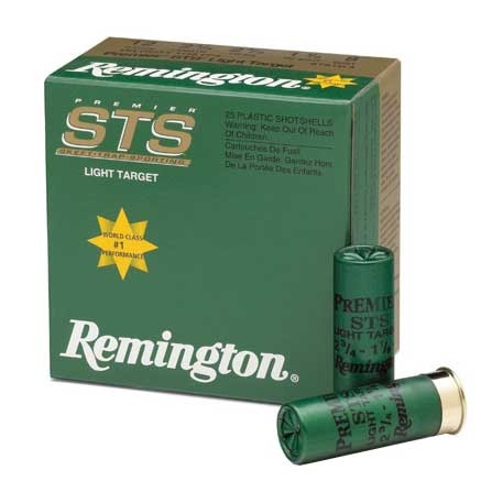 Remington Premier STS 20 Gauge Lead 7/8 Ounce 9 Shot 25 Rounds