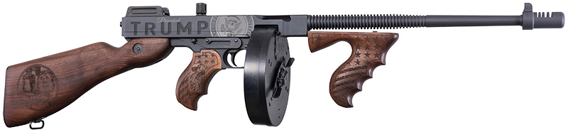 Auto Ordnance Thompson 1927A-1C .45 ACP 16.5 in 50 Round Drum Blue Walnut