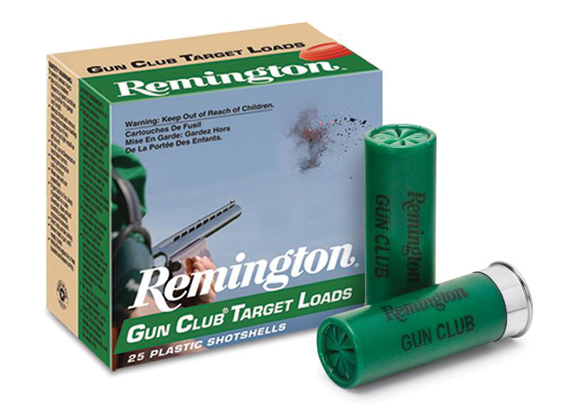 Remington Ammo Gun Club 12 Gauge 2.75 Inch 1 Ounce #8 Shot 25 Rounds