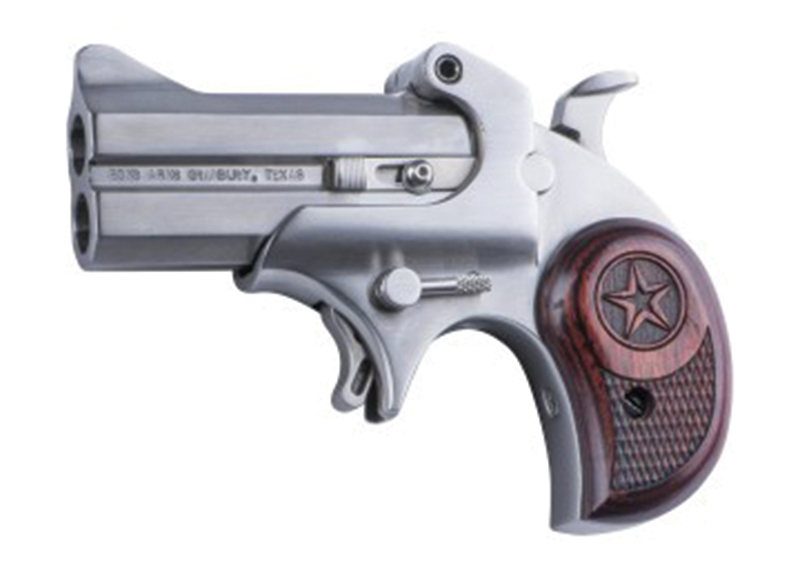 Bond Arms Cowboy Defender Derringer 45 Colt 3 Inch Stainless Rosewood Grip