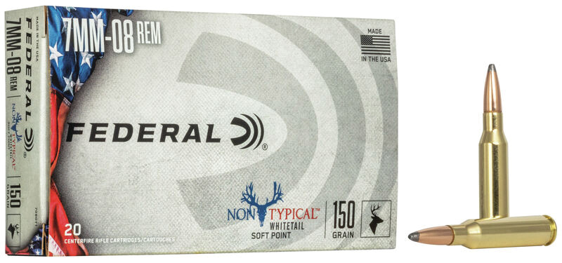 Federal 7mm08 Remington Non Typical Soft Point 150 Grain 20 Rounds