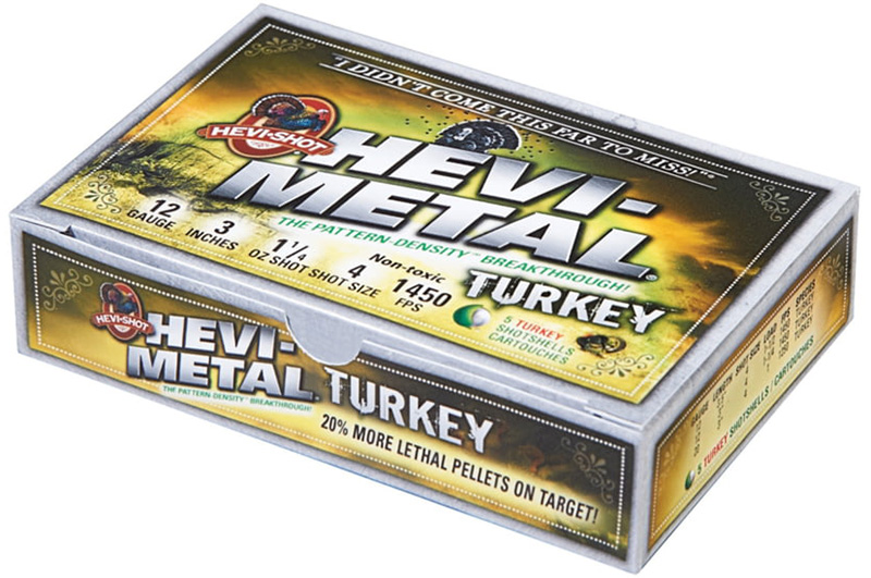 Hevishot Vista Hevi Metal Turkey 20 Gauge 3 Inch 1 Ounce #4 5 Rounds