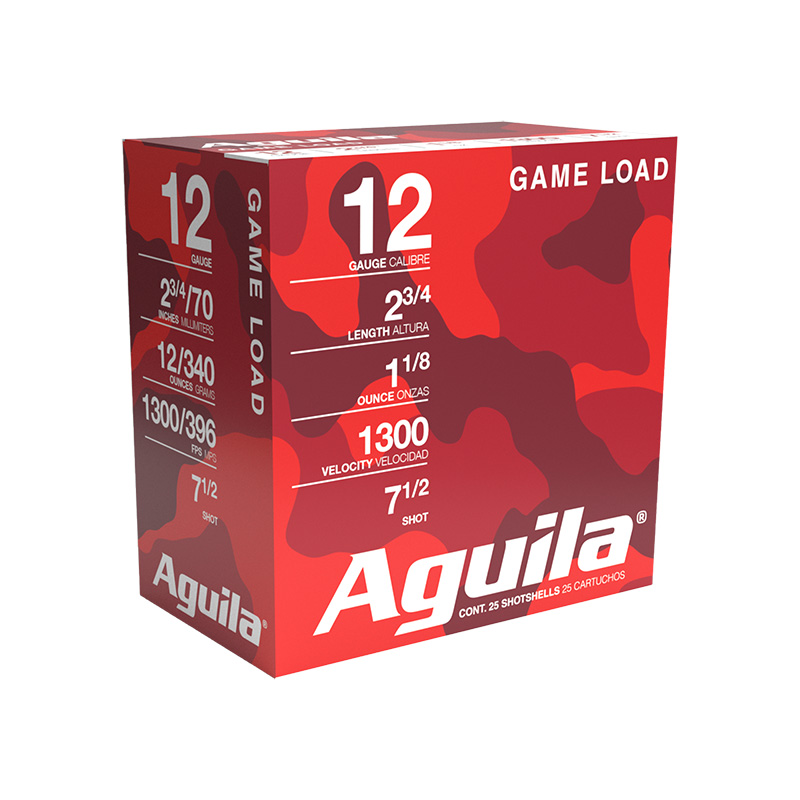 Aguila Target Load 12 Gauge 2.75 Inch 1 Ounce 1275 Feet Per Second #7.5 Shot 25 Rounds