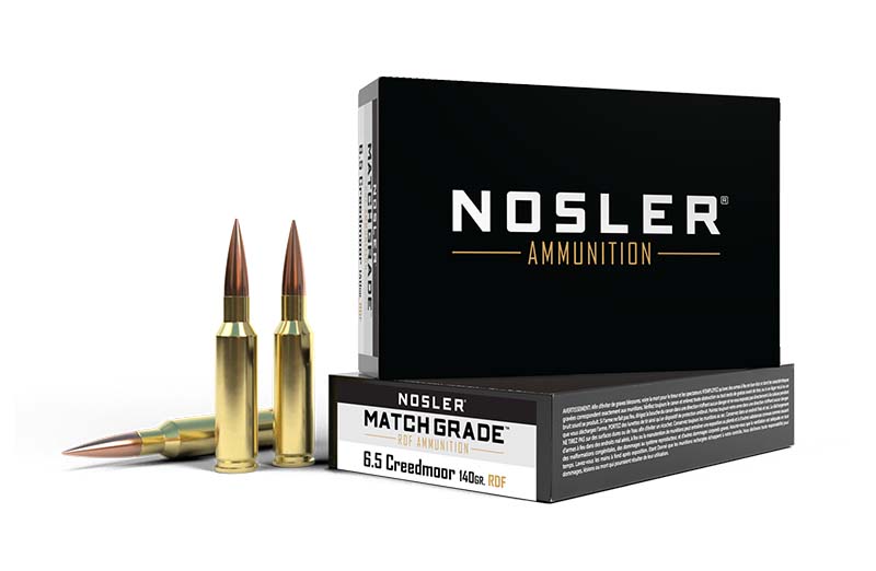 Nosler BT Match 6.5 Creedmoor Hollow Point Boat Tail 140 Grain 20 Rounds