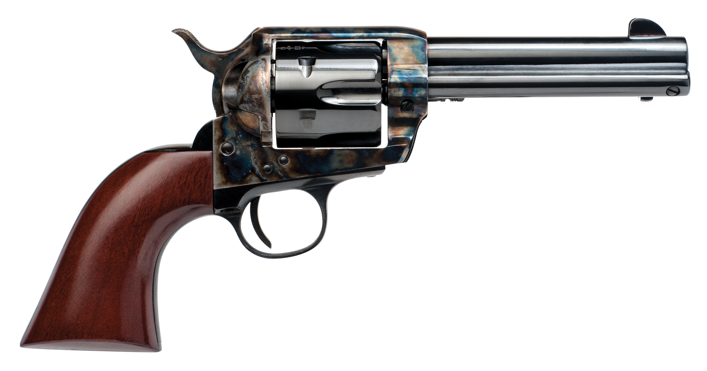 Cimarron, Pp410 Frontier, 45 Colt, 4.75 inch, 6-Round, Blued, Case Hardened