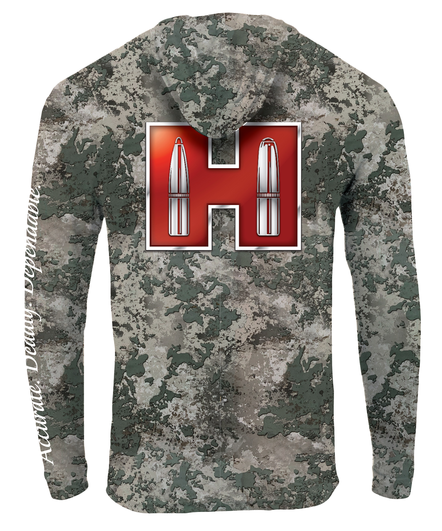 Hornady 99599XXL Solar Hoodie  Camo Long Sleeve 2XL