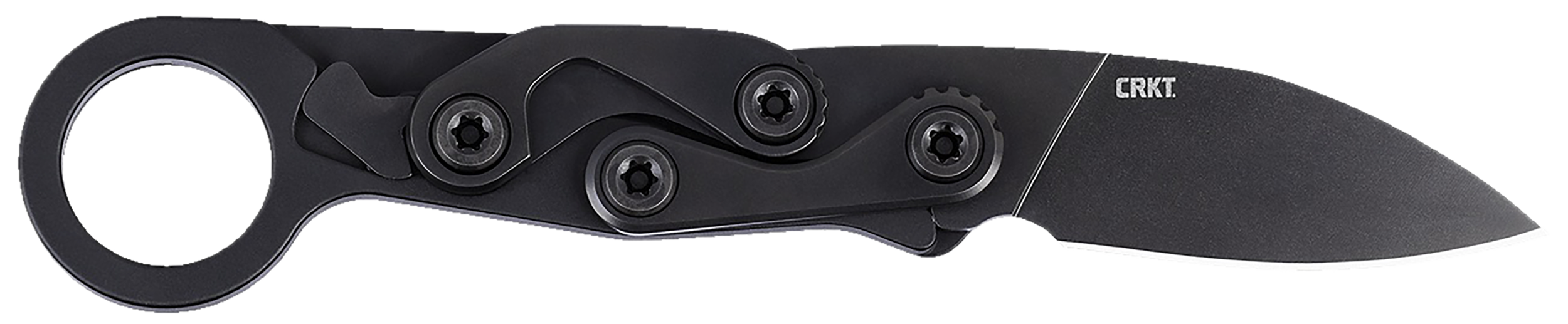 CRKT 4050K Provoke EDC EDC 2.47" Folding Black Oxide Plain Satin D2 Steel Blade, Black Aluminum Handle
