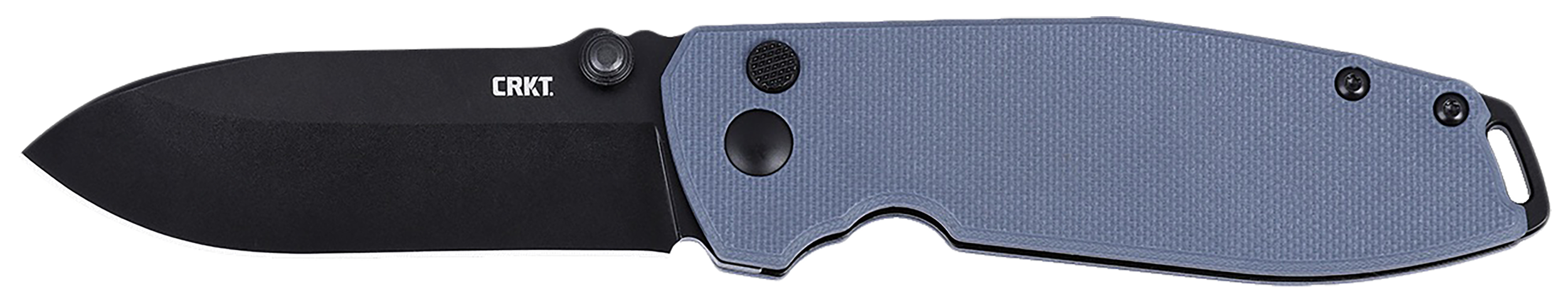 CRKT 2495G SQUID XM 2.95" Folding Plain Black Oxide D2 Steel Blade, Gray G10 Handle