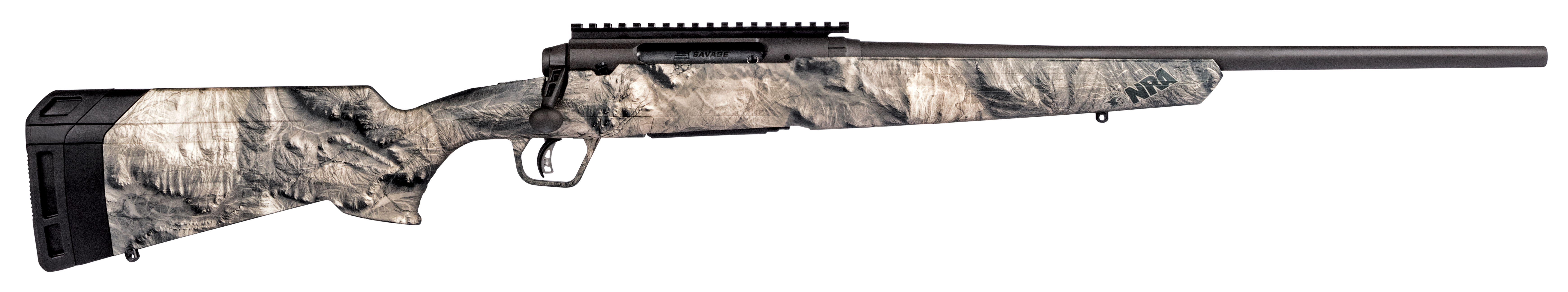 Savage Axis II Overwatch 223 Remington 20 Inch 5 Rounds Gray Camo