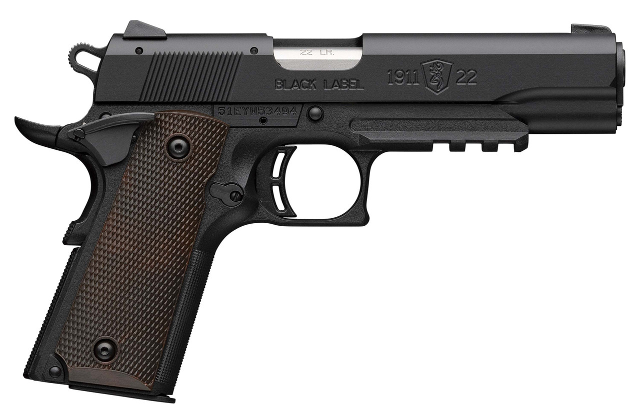 Browning 1911-22 A1 22 Long Rifle 4.25" 10 Rounds Black Label Finish
