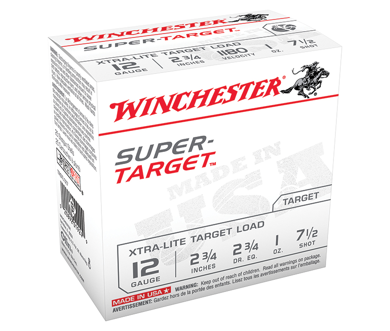 Winchester Super-Target 12 Gauge 1 Ounce Shot 7.5 250 Rounds