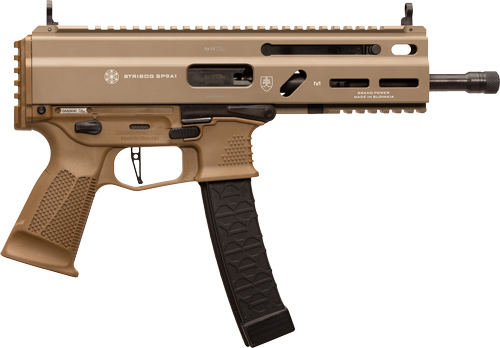 Global Ordnance Grand Power Stribog SP9A1 9mm Luger 8" 30+1 Flat Dark Earth
