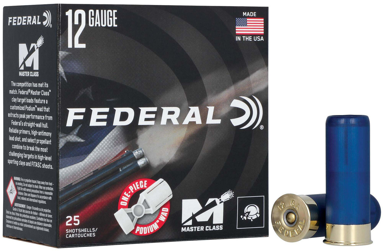 Federal 12ga 2.75 Inch #8 Shot 1 Ounce 25 Rounds