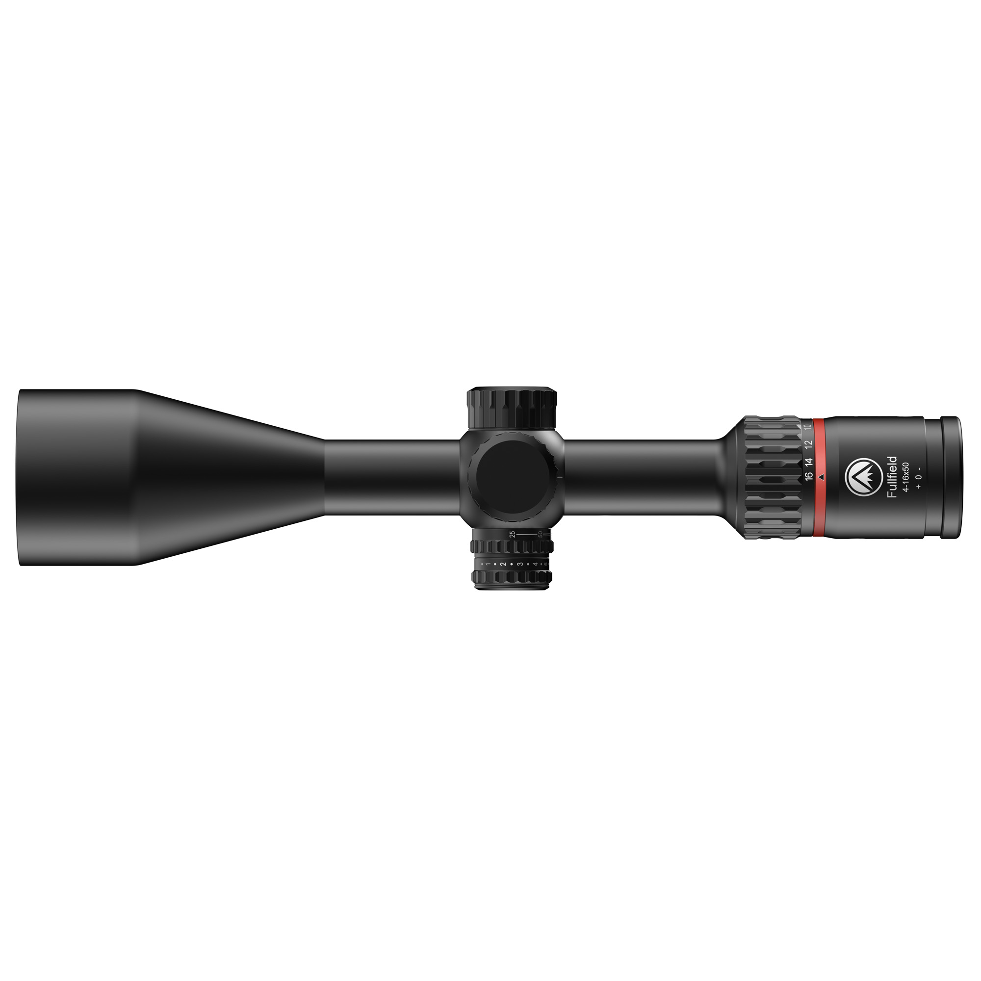Burris Fullfield 4 16x50mm Riflescope 1in Tube Wind Reticle Parallax Fixed