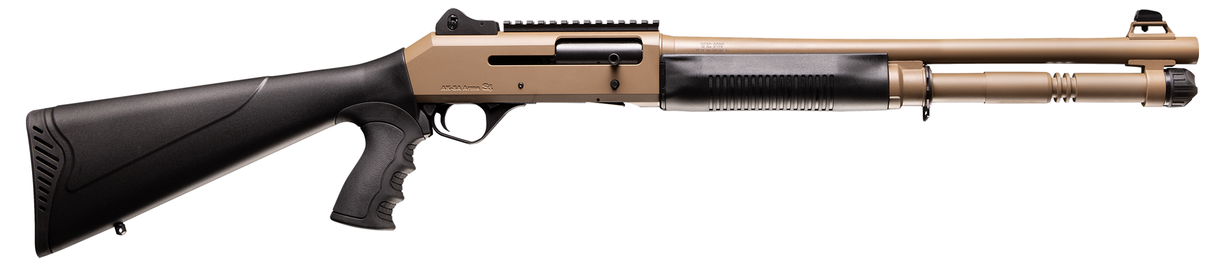 Four Peaks Imports 12060 AKSA Arms S4 12 Gauge 3" 5+1 18.50" Chrome Plated 7075-T6 Aluminum Receiver