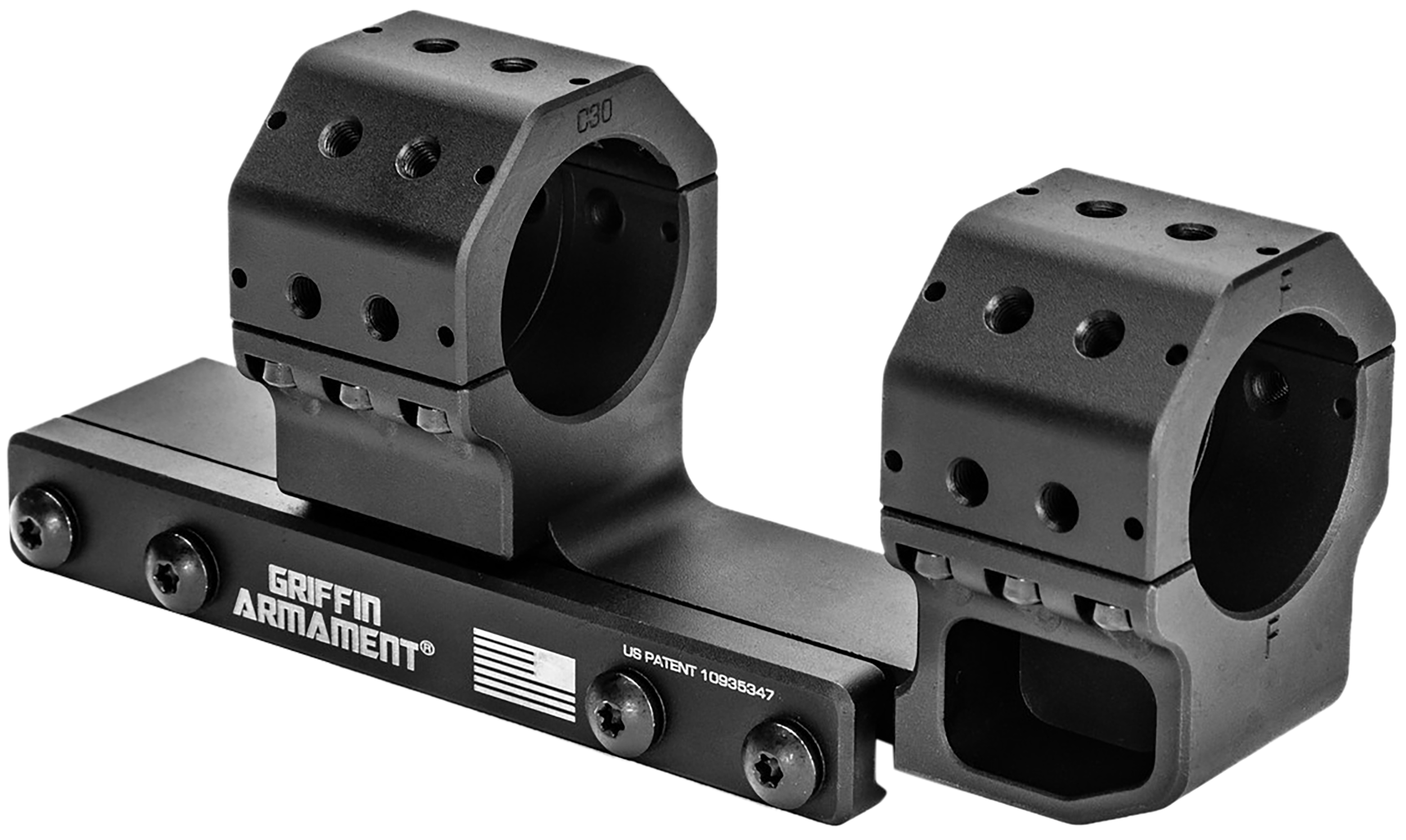 Griffin Armament Cantilever Mount 34mm Tube 15 MOA Picatinny Ais Ambidextrous