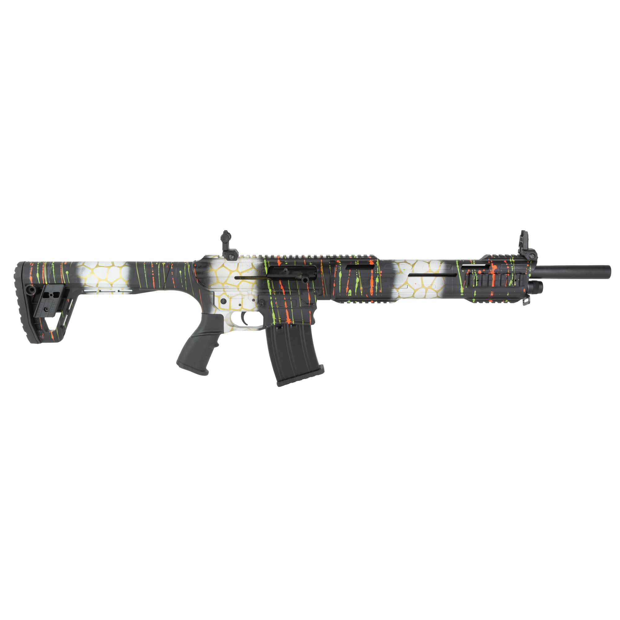 SDS Imports TOK TAR12SP 12 Gauge 18.5 Inch Splatter Camo Shotgun